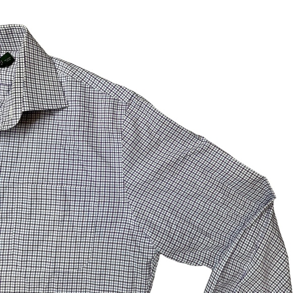 Ralph Lauren Button Down Shirt Mens Slim Fit Non Iron Collared Purple 16 34/35 - Picture 4 of 11